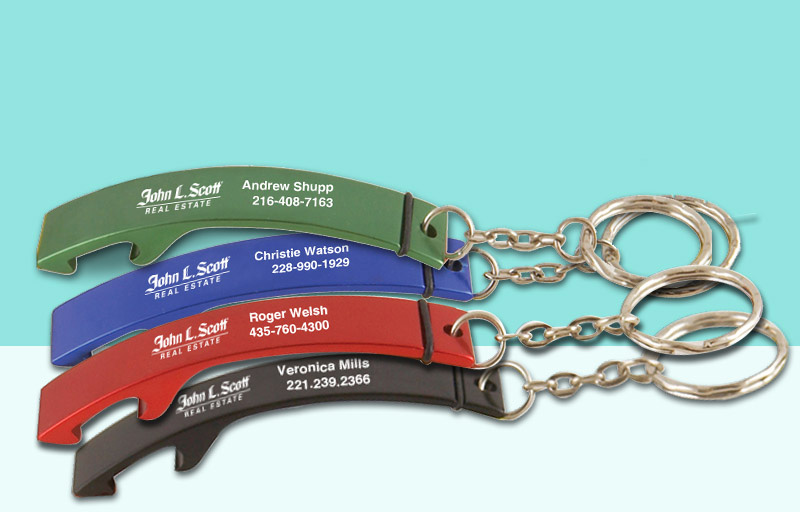 John L. Scott Real Estate Bottle Opener - John L. Scott Real Estate personalized promotional products | BestPrintBuy.com