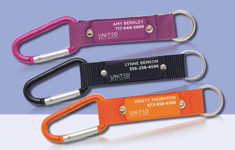 United Real Estate Real Estate Carabiner - United Real Estate personalized promotional products | BestPrintBuy.com