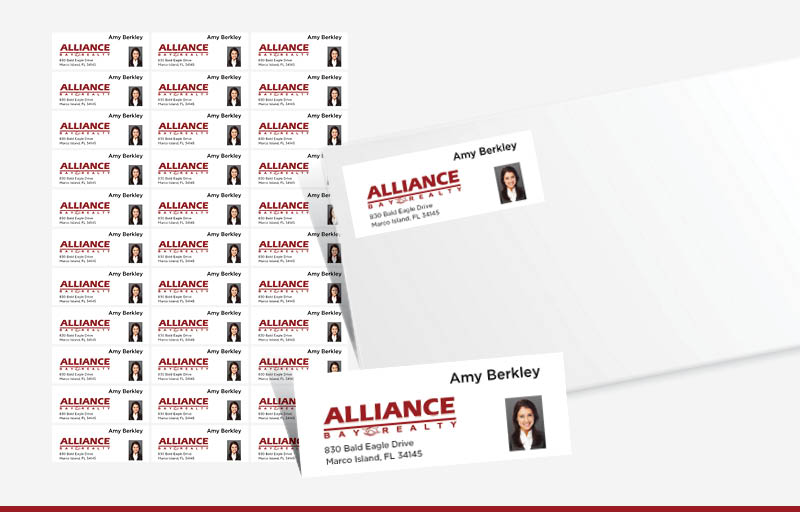 Return adress label