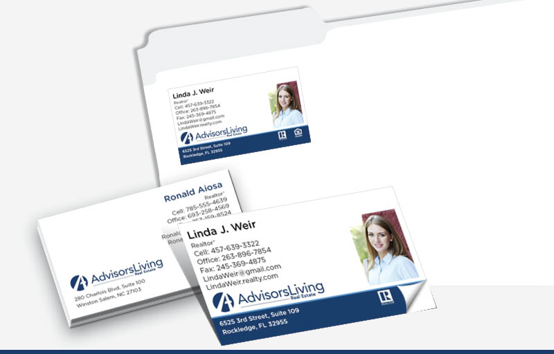Business card label