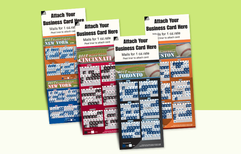 Advisors Living Real Estate Stock Magnetic Baseball Schedules - ALR  personalized realtor marketing materials | BestPrintBuy.com