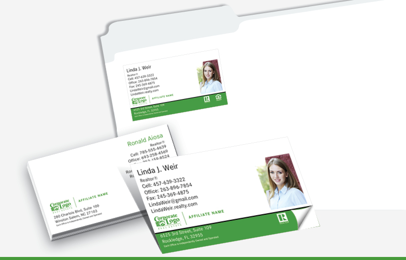 Business card label