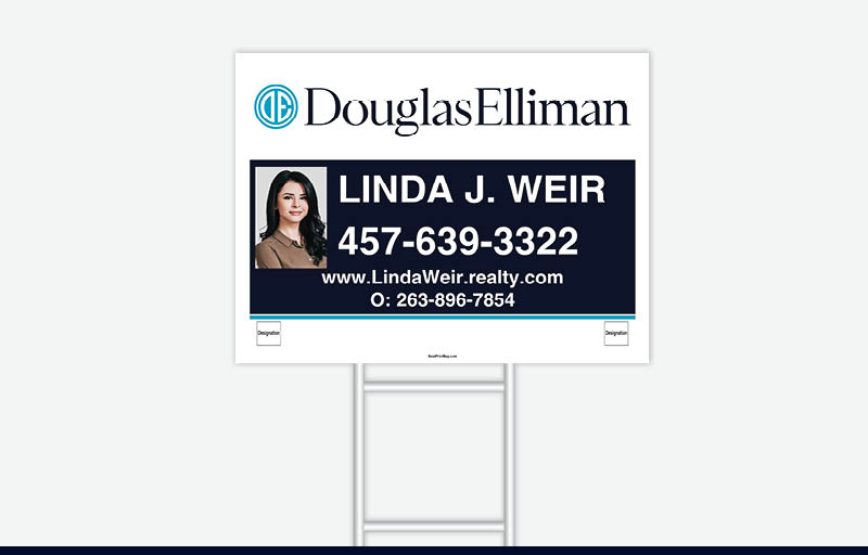 Douglas Elliman Real Estate Signs - DE Signs for Realtors | BestPrintBuy.com