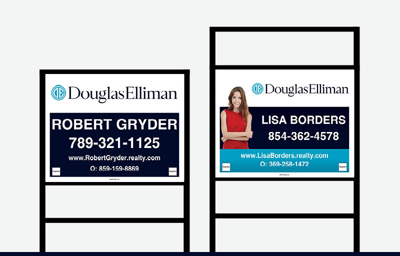 Douglas Elliman Real Estate Signs - DE Signs for Realtors | BestPrintBuy.com