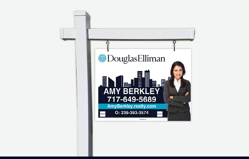 Douglas Elliman Real Estate Signs - DE Signs for Realtors | BestPrintBuy.com