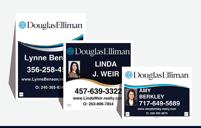 Douglas Elliman Real Estate Signs - DE Signs for Realtors | BestPrintBuy.com