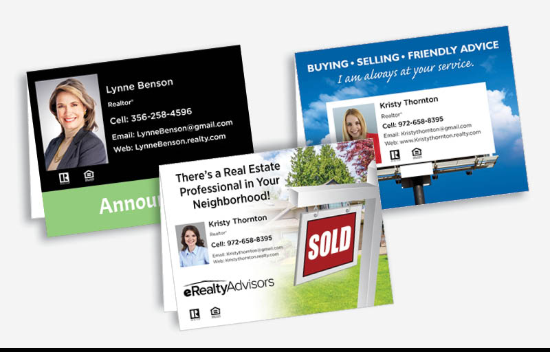 eRealty Advisors Real Estate Postcard Mailing -  direct mail postcard templates and mailing services | BestPrintBuy.com