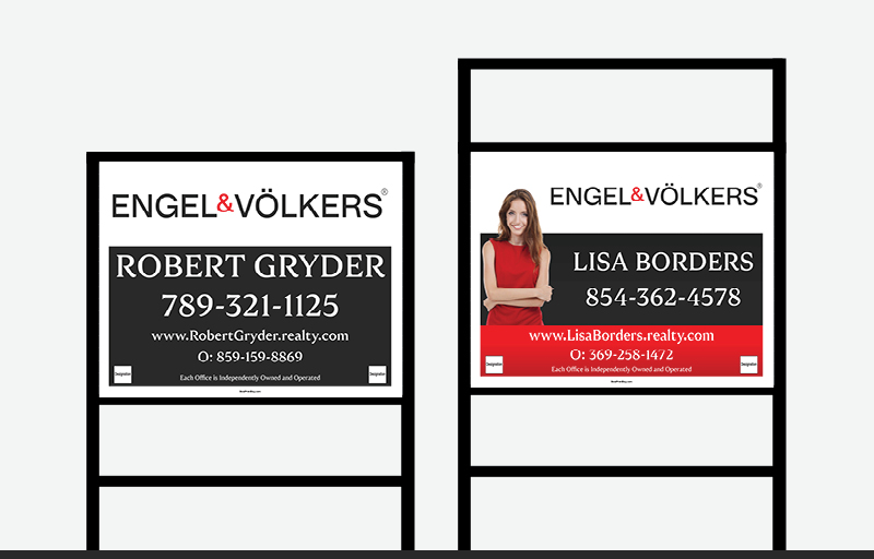 Engel Volkers Real Estate Signs - EVR Signs for Realtors | BestPrintBuy.com