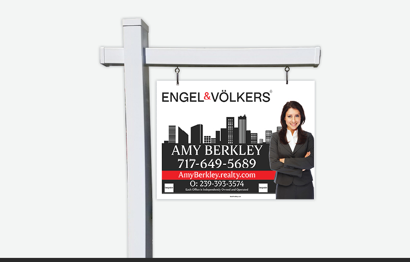 Engel Volkers Real Estate Signs - EVR Signs for Realtors | BestPrintBuy.com