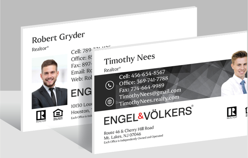 Engel Volkers Real Estate Ultra Thick Business Cards - Thick Stock & Matte Finish Business Cards for Realtors | BestPrintBuy.com