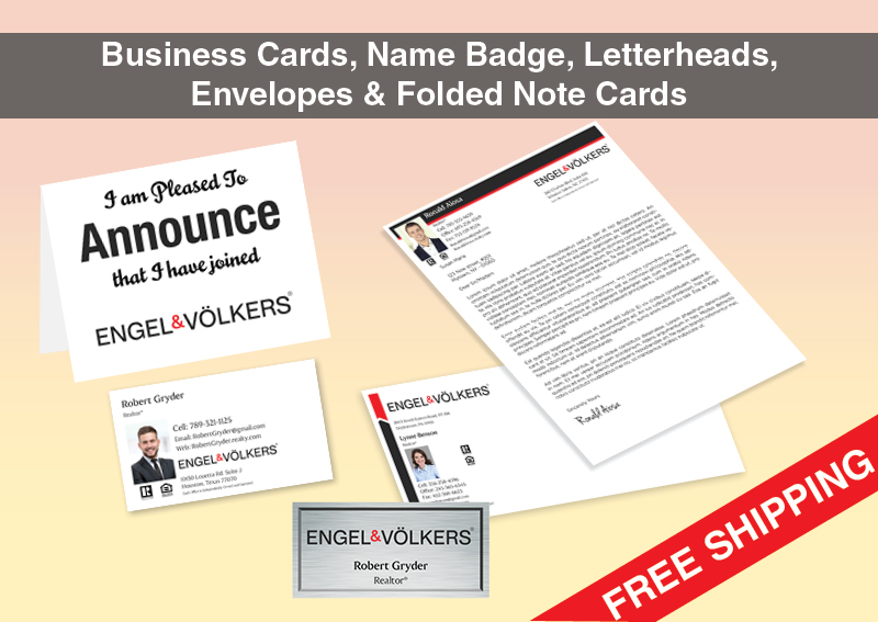 Engel Volkers Real Estate BC Agent Package - Engel Volkers approved vendor personalized business cards| BestPrintBuy.com