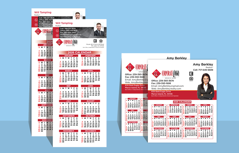 HomeSmart Real Estate Business Card Calendar Magnets - HomeSmart  2026 calendars | BestPrintBuy.com