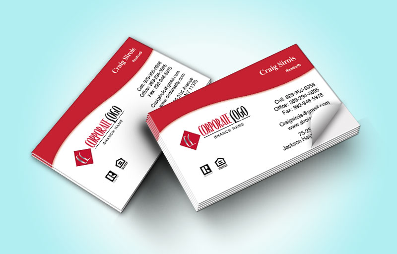 HomeSmart Real Estate Business Card Labels Without Photo - HomeSmart Real Estate marketing materials | BestPrintBuy.com