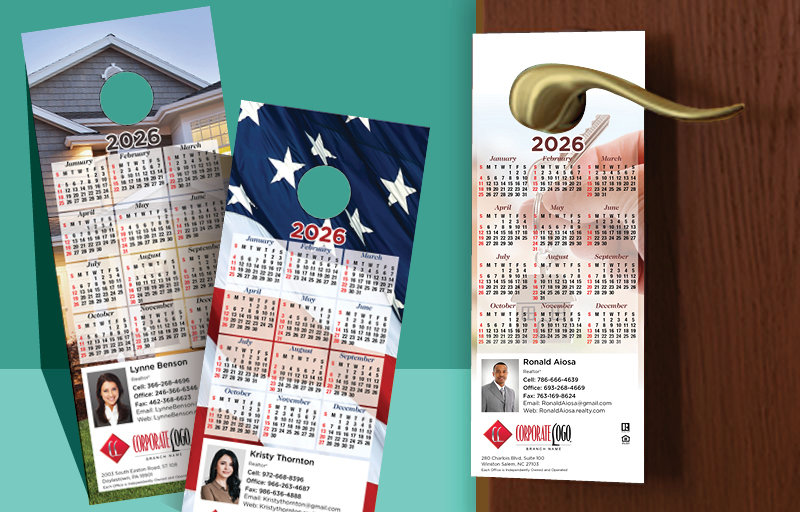 HomeSmart Real Estate Calendar Door Hangers - HomeSmart 2026 calendars | BestPrintBuy.com