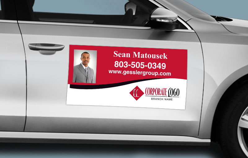 Home Smart  Real Estate 12 x 24 with Photo Car Magnets -  Home Smart  approved vendor custom car magnets for realtors | BestPrintBuy.com