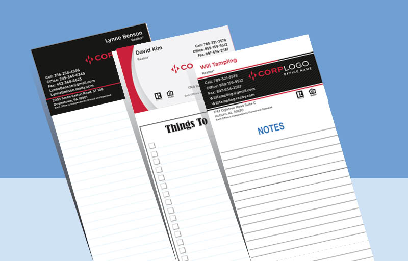 Home Smart Notepads Without Photo - Home Smart approved vendor personalized realtor marketing materials | BestPrintBuy.com