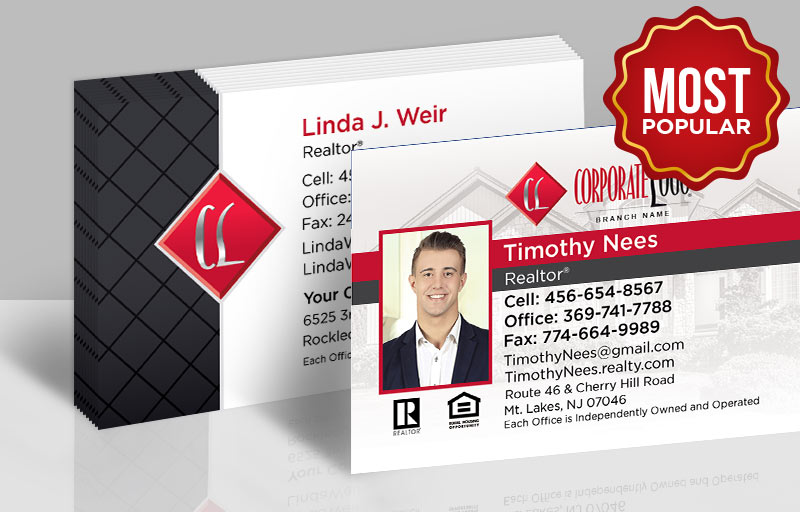 HomeSmart Real Estate Standard Business Cards - HomeSmart Real Estate Standard & Rounded Corner Business Cards for Realtors | BestPrintBuy.com