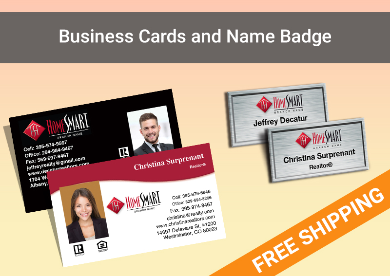 homesmart Real Estate Silver Agent Package -  personalized business cards, letterhead, envelopes and note cards | BestPrintBuy.com