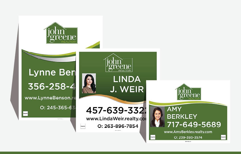 John Greene Realtor Real Estate Signs - JGR Signs for Realtors | BestPrintBuy.com