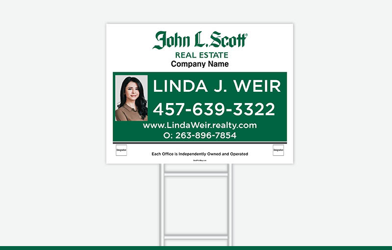 John L.Scott Real Estate Signs - JLS Signs for Realtors | BestPrintBuy.com