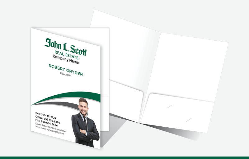 John L.Scott Real Estate Econo Presentation Folders - Econo Presentation Folders | BestPrintBuy.com