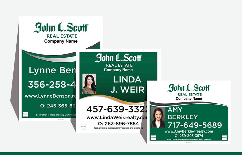 John L.Scott Real Estate Signs - JLS Signs for Realtors | BestPrintBuy.com