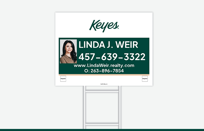 Keyes Real Estate Signs - KE Signs for Realtors | BestPrintBuy.com
