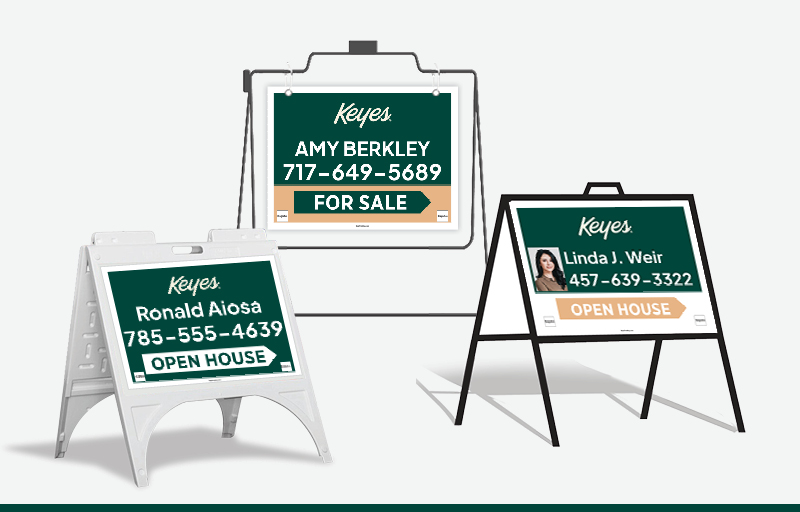 Keyes Real Estate Signs - KE Signs for Realtors | BestPrintBuy.com