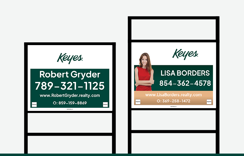 Keyes Real Estate Signs - KE Signs for Realtors | BestPrintBuy.com