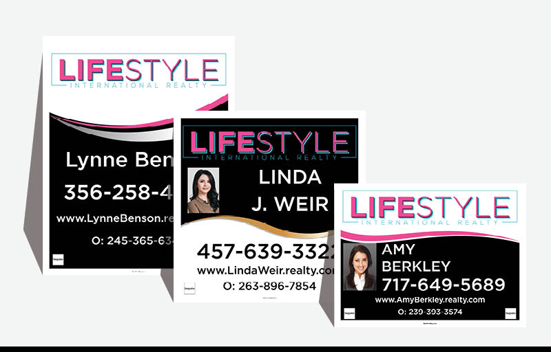 LIFESTYLE International Realty Real Estate Signs - LSIR Signs for Realtors | BestPrintBuy.com