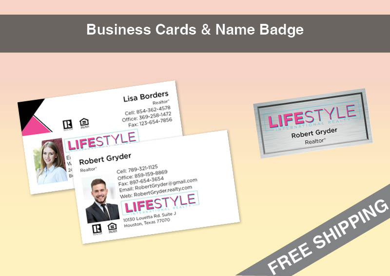 LIFESTYLE International Realty Real Estate Silver Agent Package - LIFESTYLE International Realty approved vendor personalized business cards, letterhead, envelopes and note cards | BestPrintBuy.com