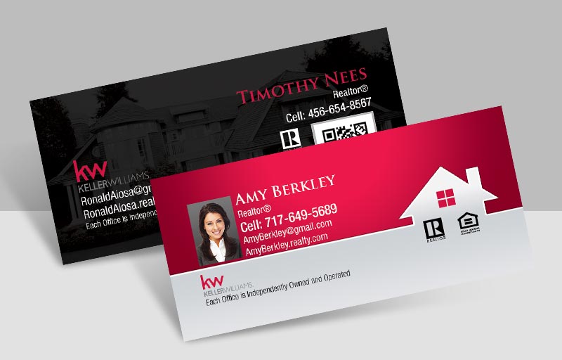 Keller Williams Real Estate Mini Business Cards - KW Approved Vendor Unique Business Cards on 16 Pt Stock for Realtors | BestPrintBuy.com