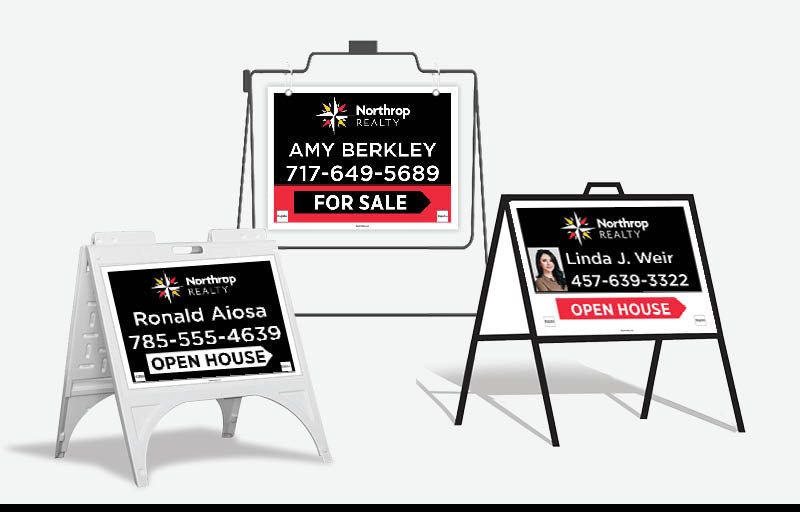 Northrop Realty Real Estate Signs - NRR Signs for Realtors | BestPrintBuy.com