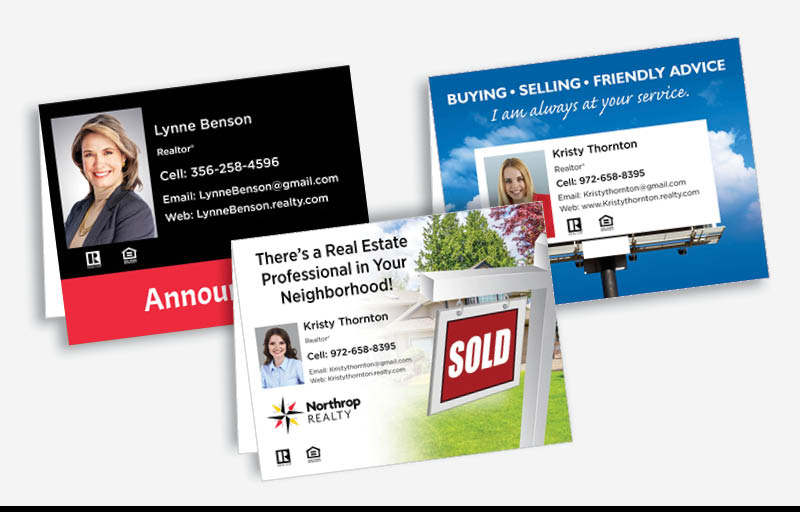 Northrop Realty Real Estate Postcard Mailing -  direct mail postcard templates and mailing services | BestPrintBuy.com