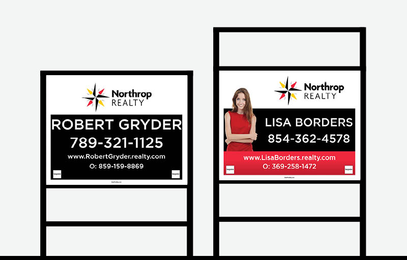 Northrop Realty Real Estate Signs - NRR Signs for Realtors | BestPrintBuy.com