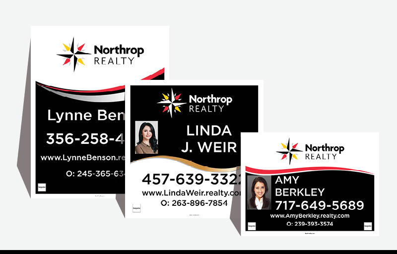 Northrop Realty Real Estate Signs - NRR Signs for Realtors | BestPrintBuy.com