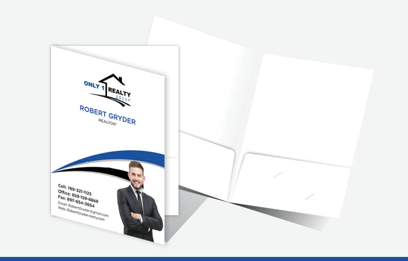 Only 1 Realty Group Econo Presentation Folders - custom folders | BestPrintBuy.com