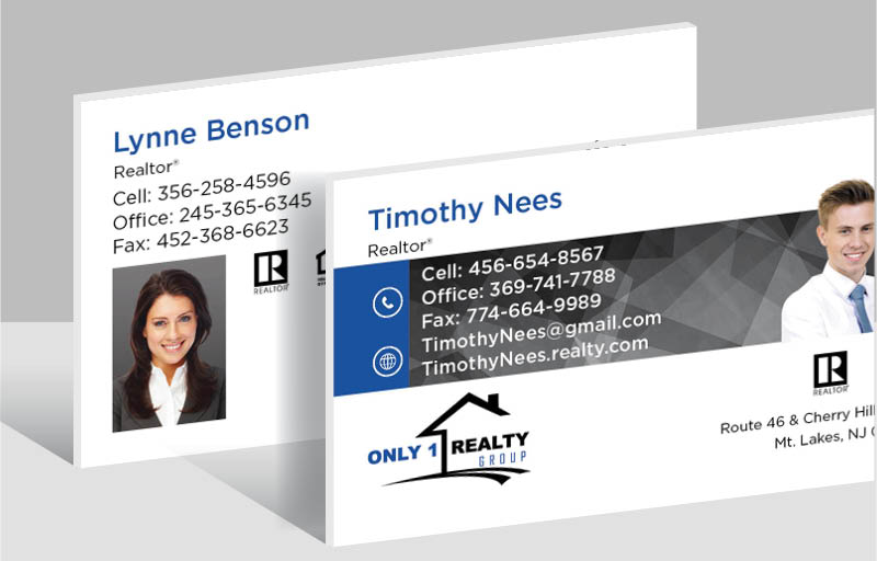 Only 1 Realty Group Real Estate Ultra Thick Business Cards - Thick Stock & Matte Finish Business Cards for Realtors | BestPrintBuy.com