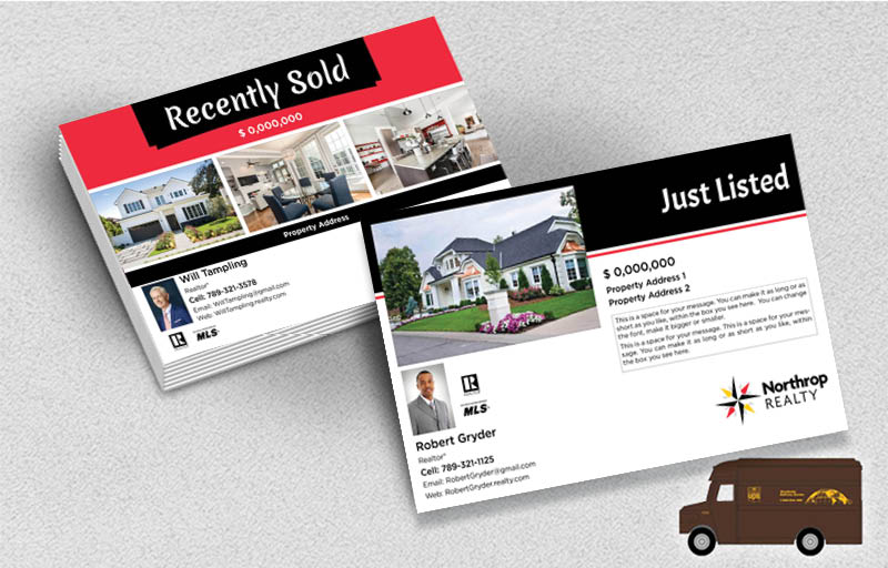 Northrop Realty Real Estate Postcards (Delivered to you) - Northrop Realty postcard templates | BestPrintBuy.com
