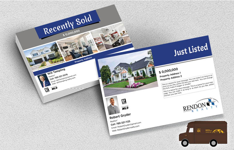 Rendon Realty Real Estate Postcards (Delivered to you) - Rendon Realty postcard templates | BestPrintBuy.com