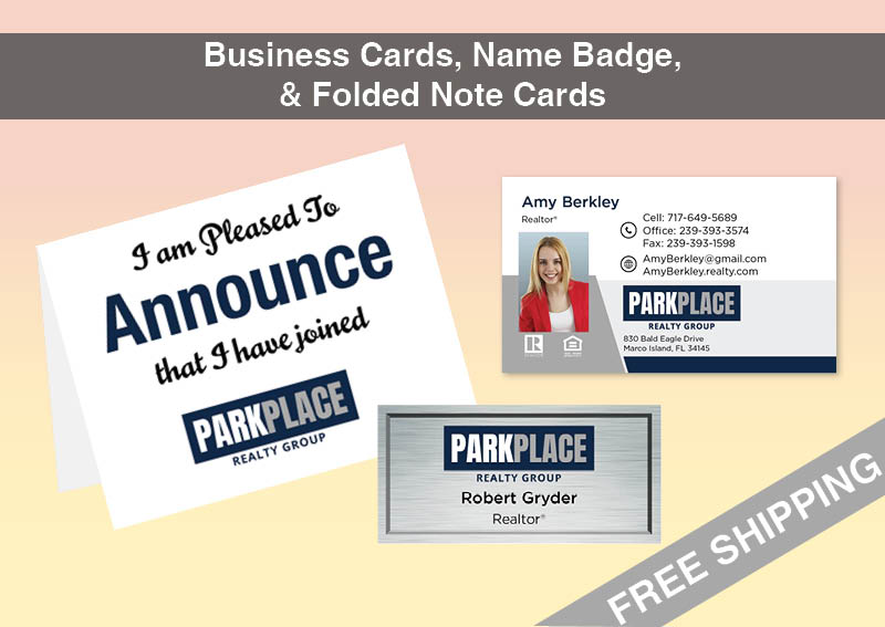 Park Place Realty Group Real Estate BC Agent Package - Park Place Realty Group approved vendor personalized business cards| BestPrintBuy.com