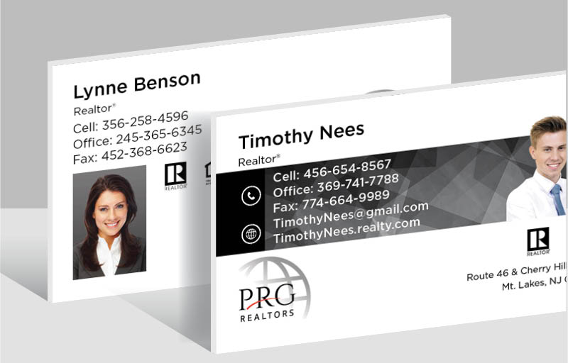 PRG Realtors Real Estate Ultra Thick Business Cards - Thick Stock & Matte Finish Business Cards for Realtors | BestPrintBuy.com