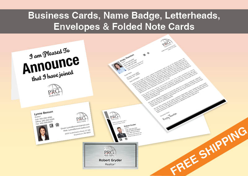 PRG Realtors Real Estate BC Agent Package - PRG Realtors approved vendor personalized business cards| BestPrintBuy.com