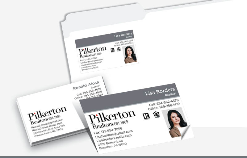 Business card label
