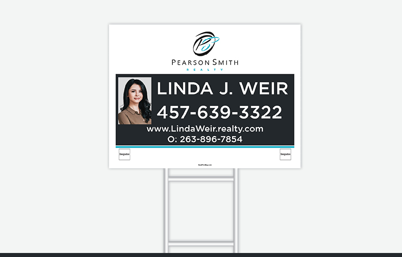 Pearson Smith Realty Real Estate Signs - PSR Signs for Realtors | BestPrintBuy.com