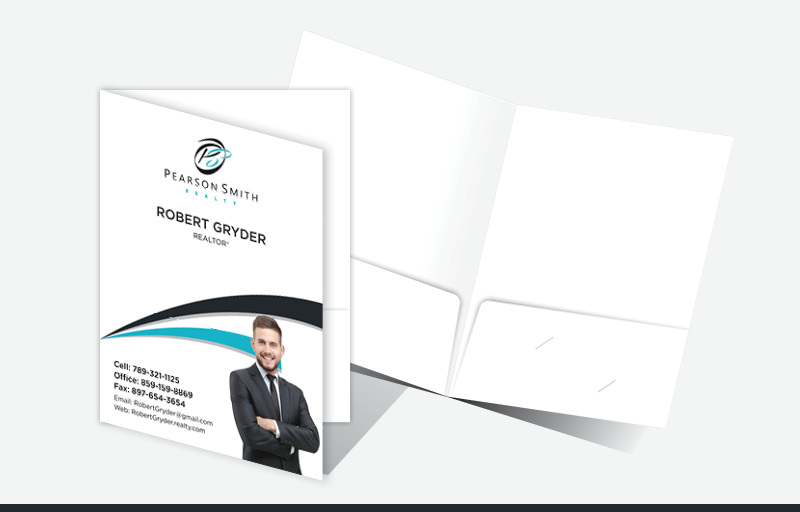 Pearson Smith Realty Real Estate Econo Presentation Folders - Econo Presentation Folders | BestPrintBuy.com