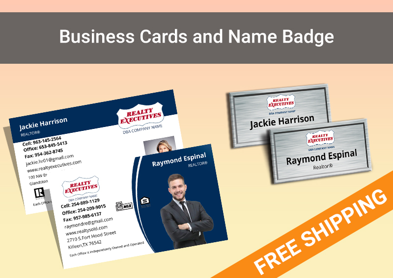 realty-executives Real Estate Silver Agent Package -  personalized business cards, letterhead, envelopes and note cards | BestPrintBuy.com