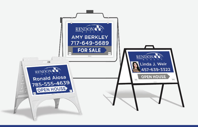 Rendon Realty Real Estate Signs - RNR Signs for Realtors | BestPrintBuy.com