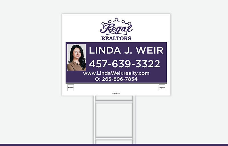 Regal Realtors Real Estate Signs - RRS Signs for Realtors | BestPrintBuy.com