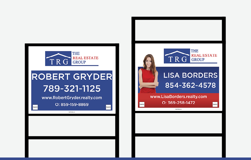 The Real Estate Group Real Estate Signs - TRG Signs for Realtors | BestPrintBuy.com